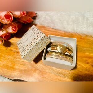 NWT SAACHI Gold and Copper Tone Bracelet